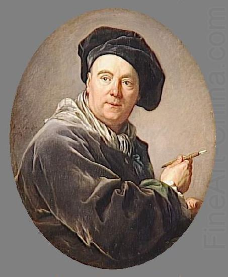 Portrait of Carle van Loo, Louis Michel van Loo